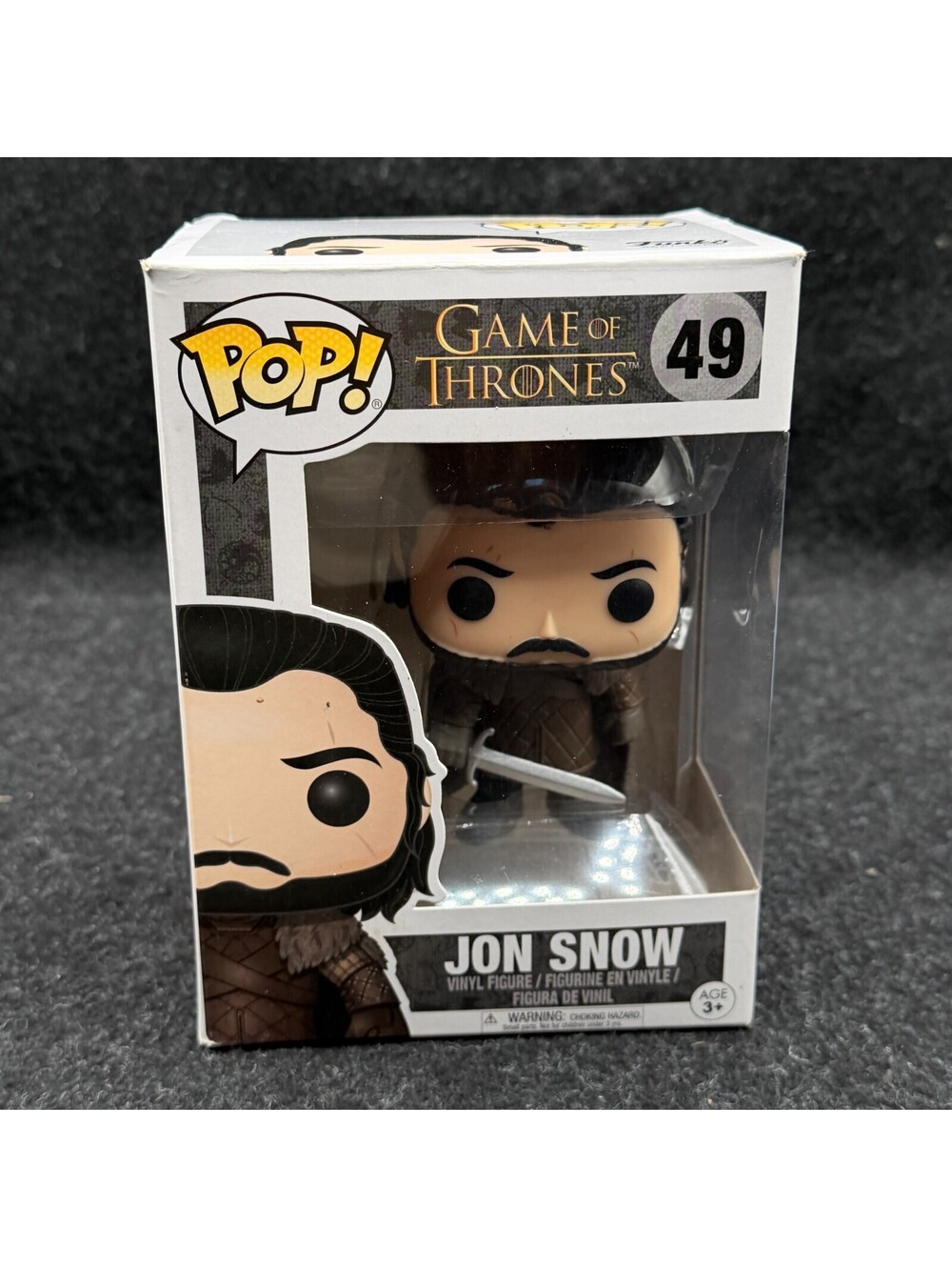 Funko Pop! Vinyl Game of Thrones Jon Snow #49 Vinyl Figure box not mint